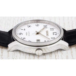 SEIKO GENERAL SGEH69P1 ANALOG MEN'S BLACK LEATHER STRAP WATCH - H2 Hub Watches