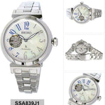 SEIKO LUKIA SSA839J1 AUTOMATIC STAINLESS STEEL WOMEN'S SILVER WATCH - H2 Hub Watches