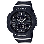 CASIO BABY-G BGA-240-1A1DR RUNNING DIGITAL QUARTZ BLACK RESIN WOMEN'S WATCH - H2 Hub Watches