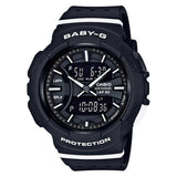 CASIO BABY-G BGA-240-1A1DR RUNNING DIGITAL QUARTZ BLACK RESIN WOMEN'S WATCH - H2 Hub Watches