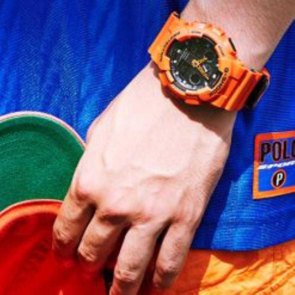 CASIO G-SHOCK GA-100L-4ADR DIGITAL QUARTZ RED RESIN UNISEX'S WATCH - H2 Hub Watches