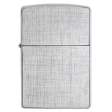 ZIPPO CLASSIC LINEN WEAVE CHROME LIGHTER #28181