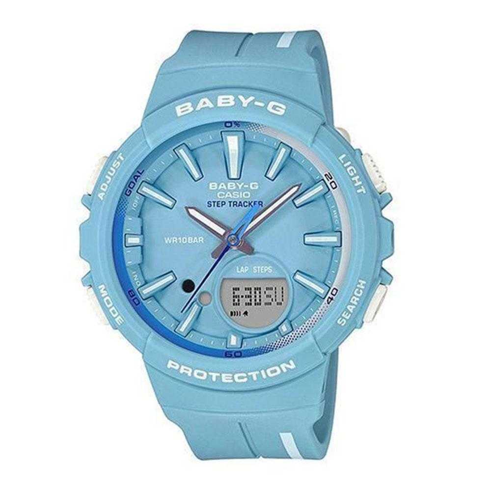 CASIO BABY-G BGS-100RT-2ADR DIGITAL QUARTZ BLUE RESIN WOMEN'S WATCH - H2 Hub Watches