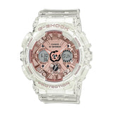 CASIO G-SHOCK GMA-S120SR-7ADR TRANSPARENT STRAP WOMEN'S WATCH