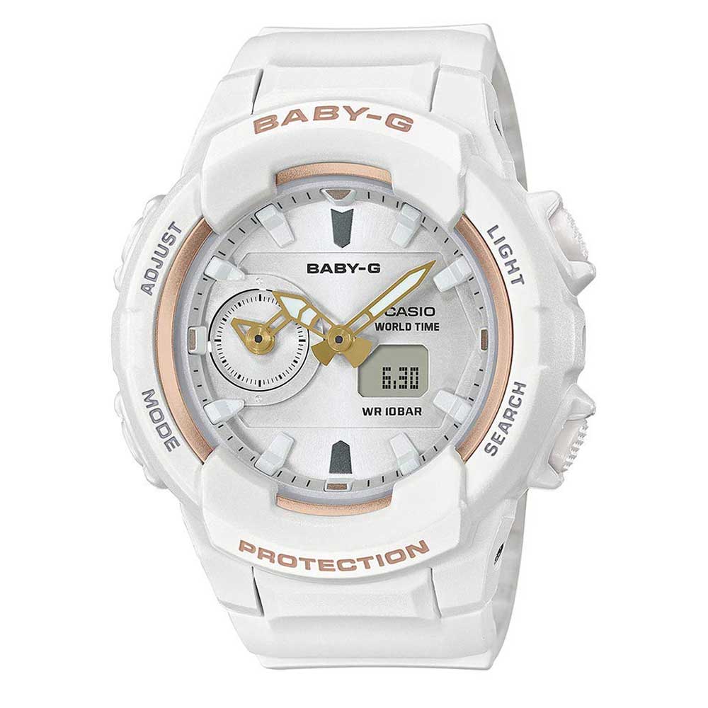 CASIO BABY-G BGA-230SA-7ADR DIGITAL QUARTZ WHITE RESIN WOMEN'S WATCH - H2 Hub Watches