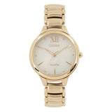 CITIZEN EM0553-85A ECO-DRIVE ROSE GOLD STAINLESS STEEL WOMEN'S WATCH - H2 Hub Watches