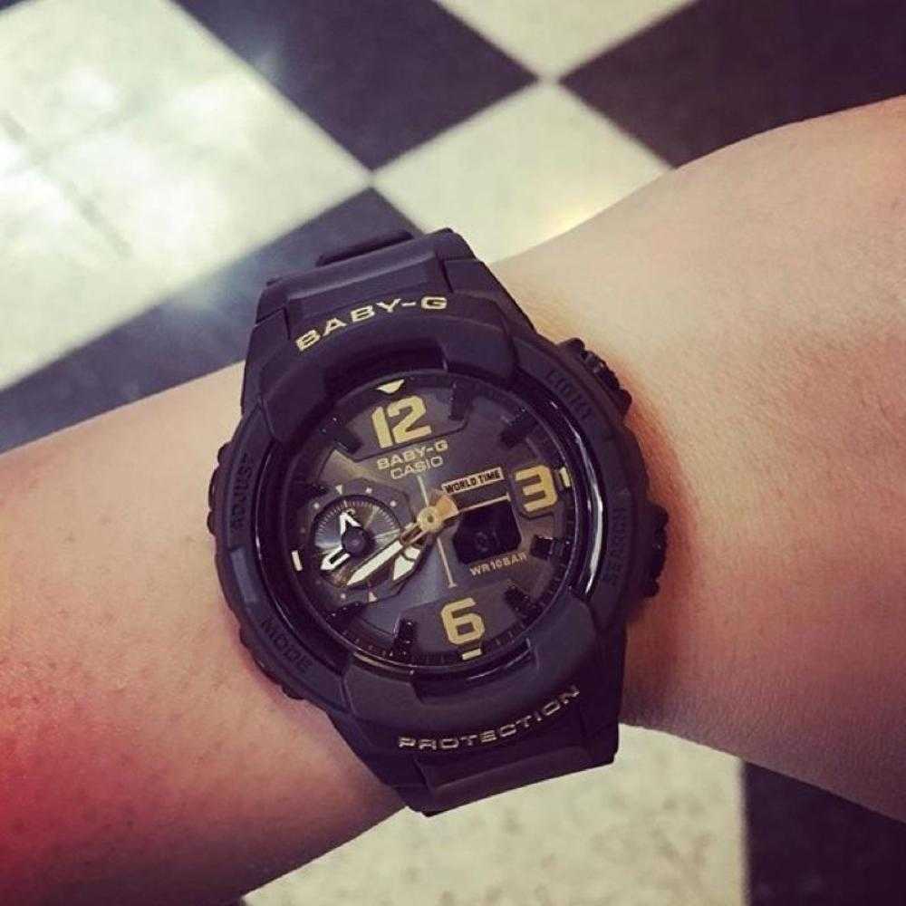 CASIO BABY-G BGA-230-1BDR DIGITAL QUARTZ BLACK RESIN UNISEX'S WATCH - H2 Hub Watches