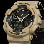 CASIO G-SHOCK GA-100L-8ADR DIGITAL QUARTZ BEIGE RESIN UNISEX'S WATCH - H2 Hub Watches