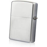 ZIPPO LIGHTER 205- BRUSH SATIN CHROME WINDPROOF CLASSIC