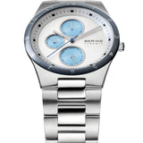 BERING 32339-707 CERAMIC COLLECTION STAINLESS STEEL BAND WHITE DIAL MEN'S WATCH