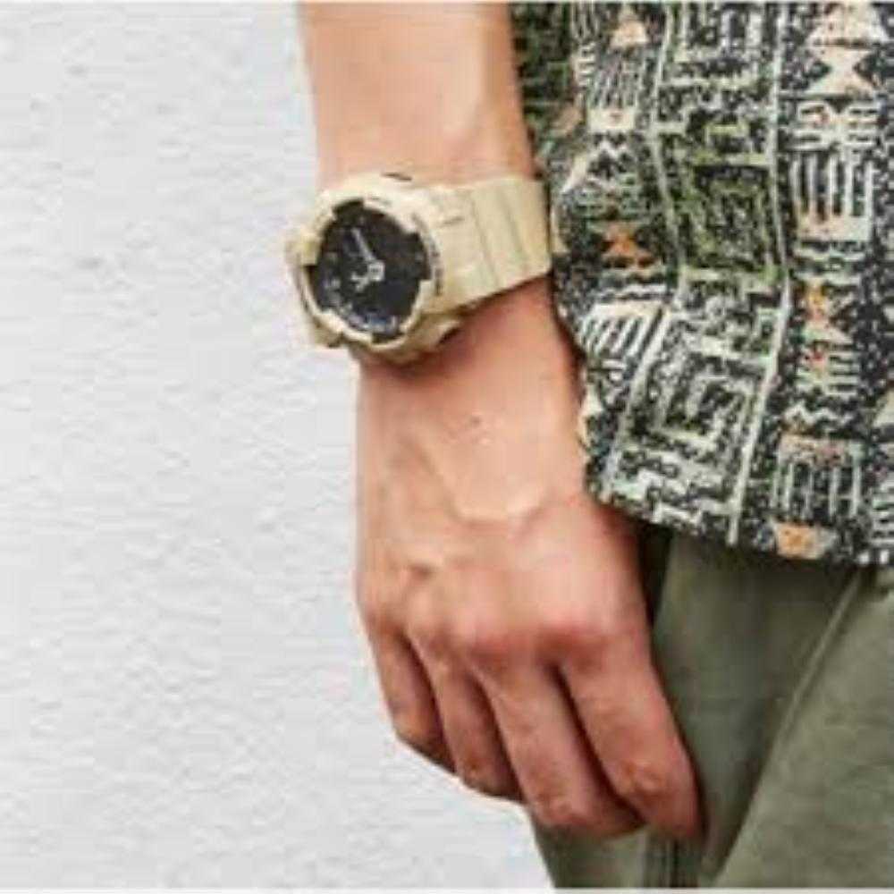 CASIO G-SHOCK GA-100L-8ADR DIGITAL QUARTZ BEIGE RESIN UNISEX'S WATCH - H2 Hub Watches