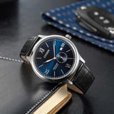 CITIZEN NJ0090-21L AUTOMATIC TITANIUM BLACK LEATHER STRAP MEN'S WATCH - H2 Hub Watches