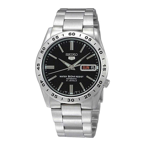 SEIKO 5 SNKE01K1 AUTOMATIC STAINLESS STEEL MEN'S SILVER WATCH - H2 Hub Watches