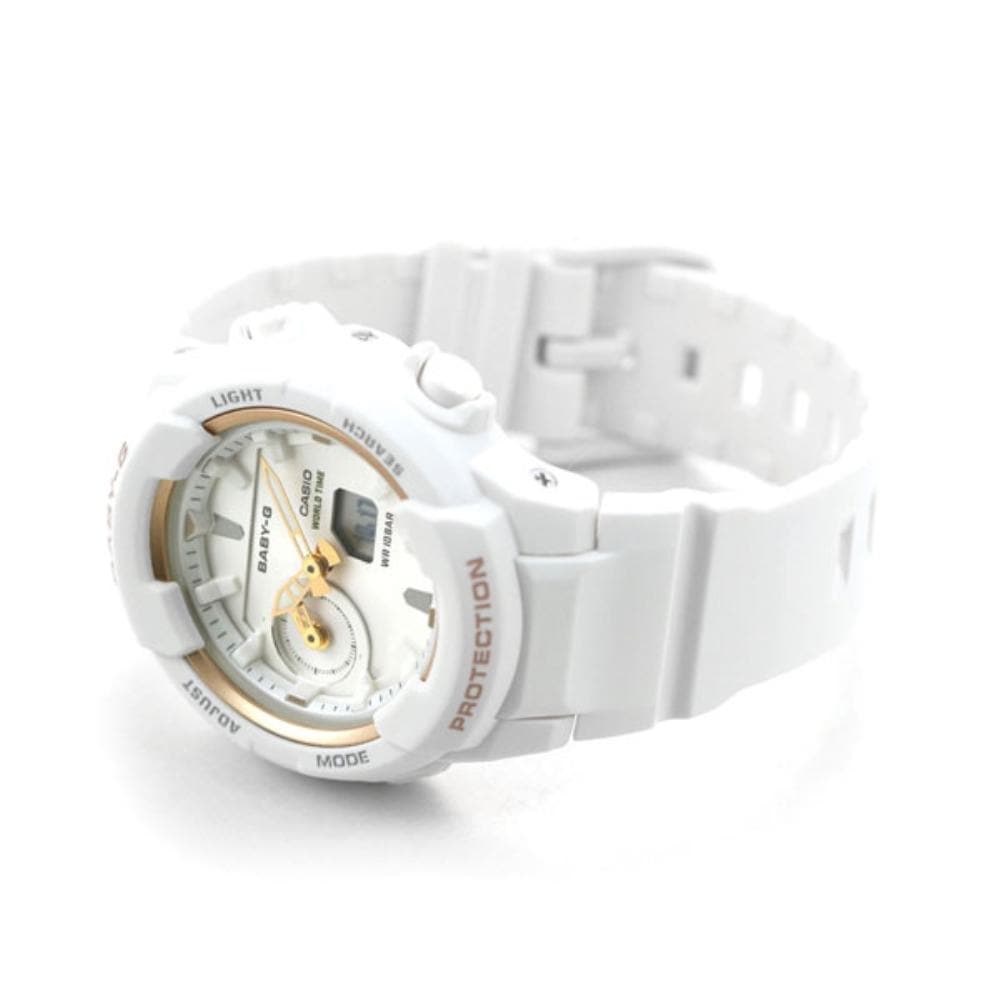CASIO BABY-G BGA-230SA-7ADR DIGITAL QUARTZ WHITE RESIN WOMEN'S WATCH - H2 Hub Watches