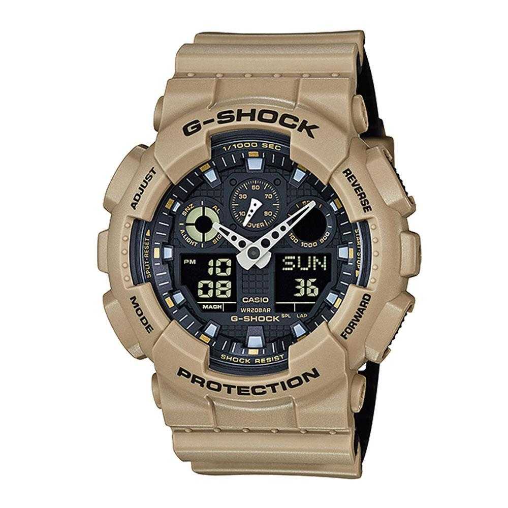 CASIO G-SHOCK GA-100L-8ADR DIGITAL QUARTZ BEIGE RESIN UNISEX'S WATCH - H2 Hub Watches