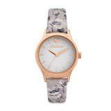 CATH KIDSTON PEMBROKE ROSE GREY PRINTED STRAP ALLOY CKL090E WOMEN'S WATCH - H2 Hub Watches