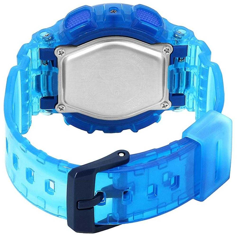 CASIO BABY-G BA-110JM-2ADR DIGITAL QUARTZ BLUE TRANSPARENT RESIN WOMEN'S WATCH - H2 Hub Watches