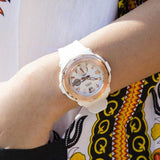 CASIO BABY-G BGA-220G-7ADR DIGITAL QUARTZ WHITE RESIN WOMEN'S WATCH - H2 Hub Watches