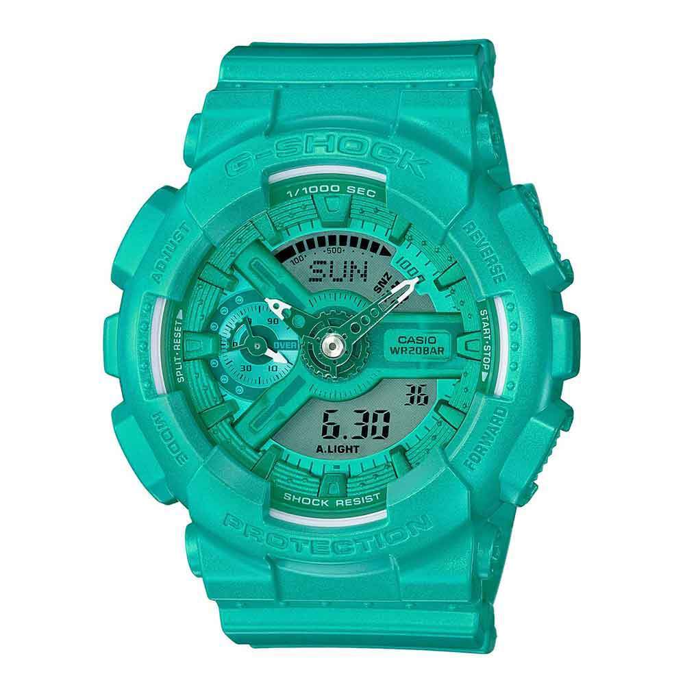 CASIO G-SHOCK GMA-S110VC-3ACR DIGITAL QUARTZ GREEN RESIN MEN'S WATCH - H2 Hub Watches