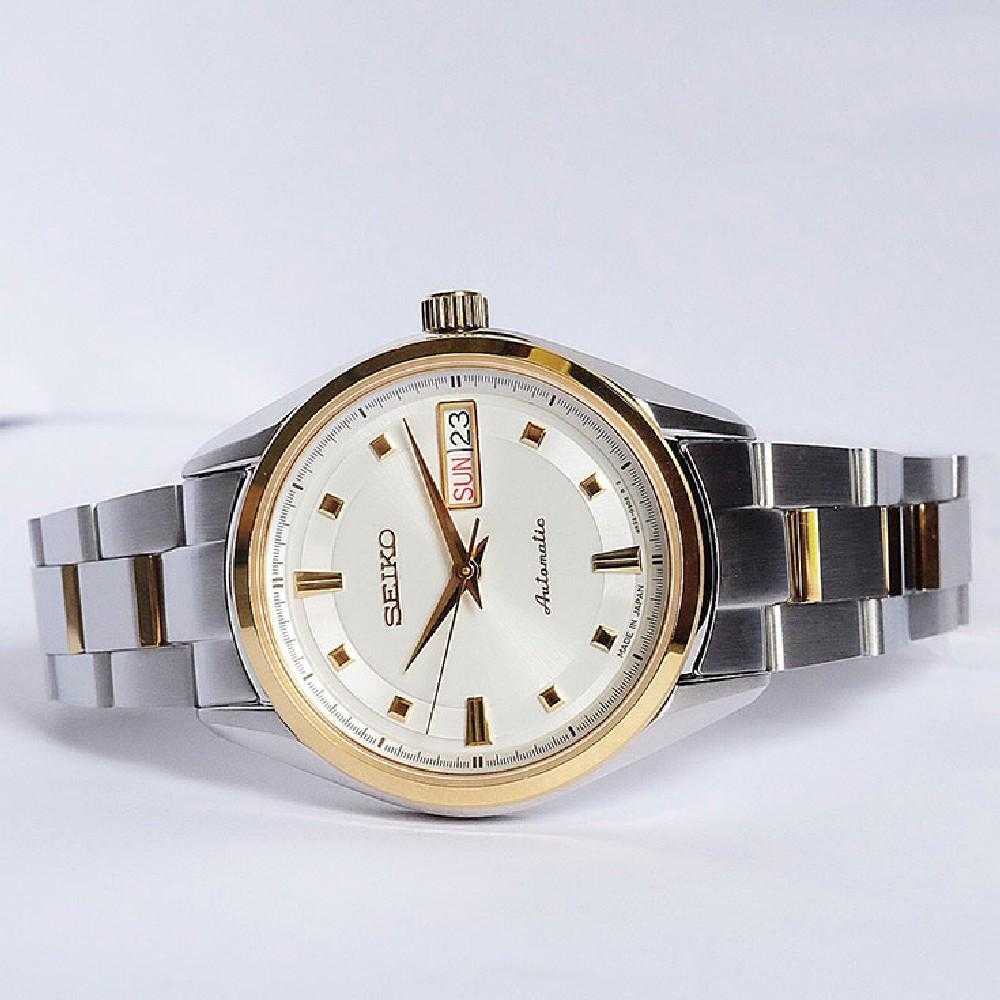 SEIKO PRESAGE SRP894J1 AUTOMATIC STAINLESS STEEL WOMEN'S TWO TONE WATCH - H2 Hub Watches
