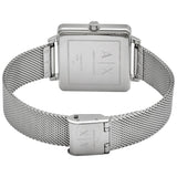ARMANI EXCHANGE QUARTZ CRYSTAL SILVER DIAL LADIES WATCH AX5800