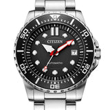 CITIZEN NJ0120-81E PROMASTER MECHANICAL BLACK DIAL AUTOMATIC STAINLESS STEEL MEN'S WATCH