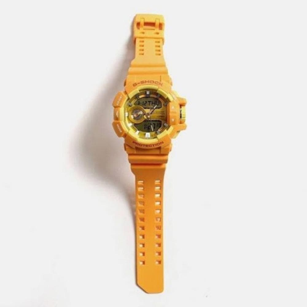 CASIO G-SHOCK GA-400A-9ADR DIGITAL QUARTZ YELLOW RESIN MEN'S WATCH - H2 Hub Watches