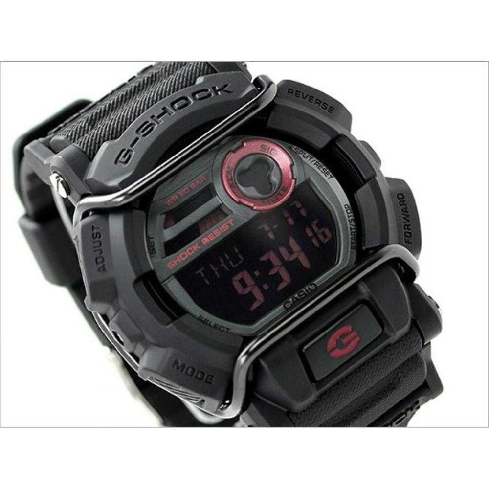 CASIO G-SHOCK GD-400-1DR DIGITAL QUARTZ BLACK RESIN MEN'S WATCH - H2 Hub Watches