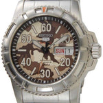 SEIKO 5 SRP221K1 SPORTS AUTOMATIC STAINLESS STEEL MEN'S SILVER WATCH - H2 Hub Watches