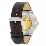 CITIZEN NJ0090-13P AUTOMATIC TITANIUM BROWN LEATHER STRAP MEN'S WATCH - H2 Hub Watches