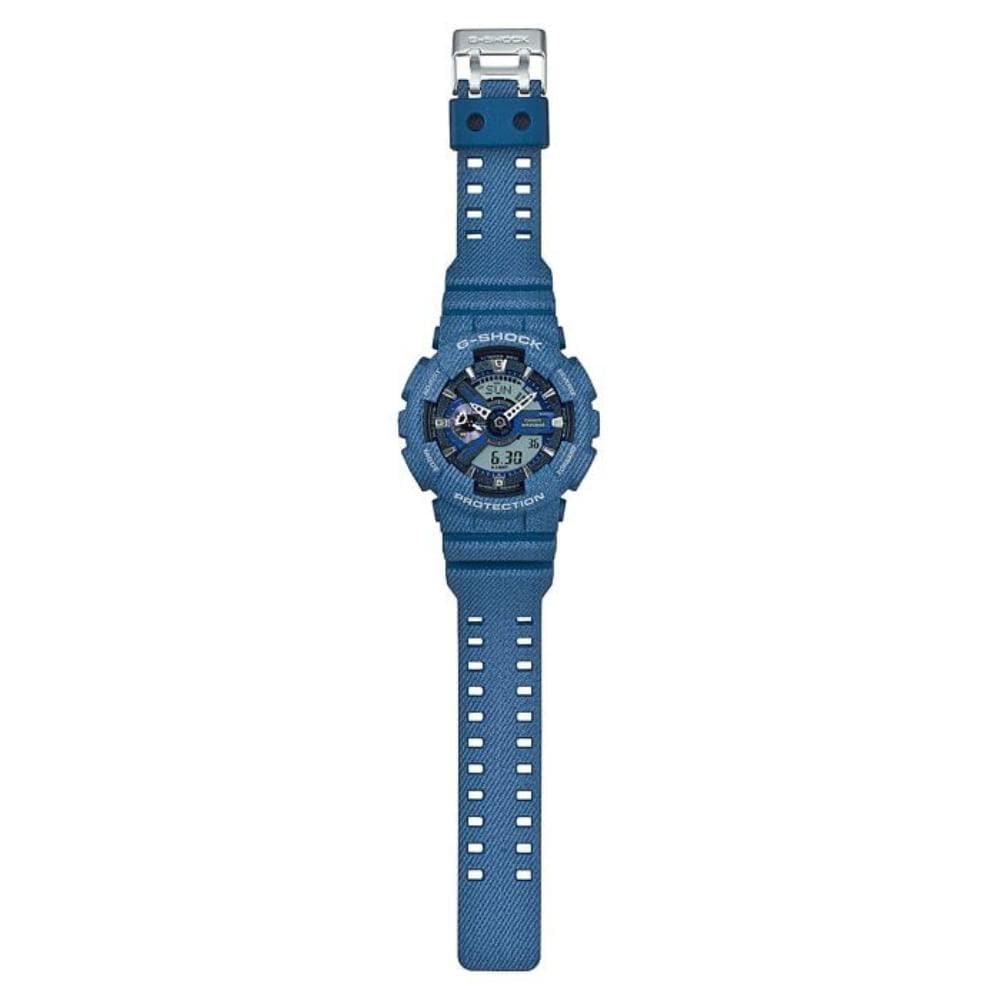 CASIO G-SHOCK GA-110DC-2ADR DIGITAL QUARTZ BLUE RESIN MEN'S WATCH - H2 Hub Watches