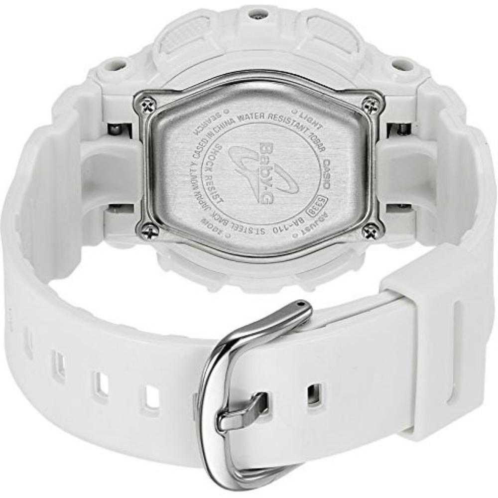 CASIO BABY-G BA-110-7A3DR DIGITAL QUARTZ WHITE RESIN WOMEN'S WATCH - H2 Hub Watches