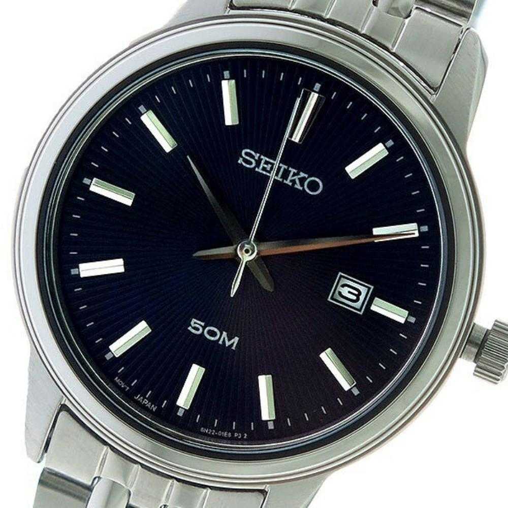 SEIKO GENERAL SUR663P1 QUARTZ STAINLESS STEEL SILVER WOMEN'S WATCH - H2 Hub Watches