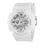 CASIO BABY-G BA-110-7A3DR DIGITAL QUARTZ WHITE RESIN WOMEN'S WATCH - H2 Hub Watches