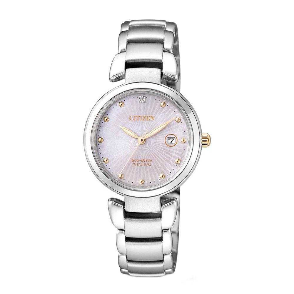 CITIZEN EW2506-81Y ECO-DRIVE TITANIUM WOMEN'S WATCH - H2 Hub Watches