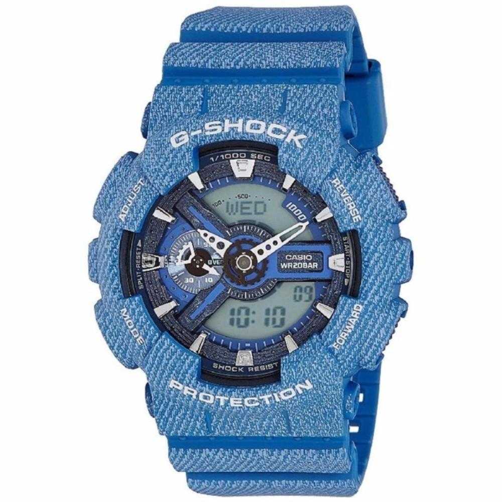 CASIO G-SHOCK GA-110DC-2ADR DIGITAL QUARTZ BLUE RESIN MEN'S WATCH - H2 Hub Watches