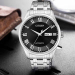 CITIZEN NH8360-80EB AUTOMATIC SILVER STAINLESS STEEL MEN'S WATCH - H2 Hub Watches