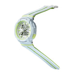CASIO BABY-G BGA-240L-7ADR RUNNING DIGITAL QUARTZ WHITE GREEN RESIN WOMEN'S WATCH - H2 Hub Watches