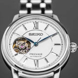 SEIKO PRESAGE SSA809J1 AUTOMATIC STAINLESS STEEL WOMEN'S SILVER WATCH - H2 Hub Watches