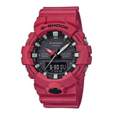 CASIO G-SHOCK GA-800-4ADR DIGITAL QUARTZ RED RESIN MEN'S WATCH - H2 Hub Watches