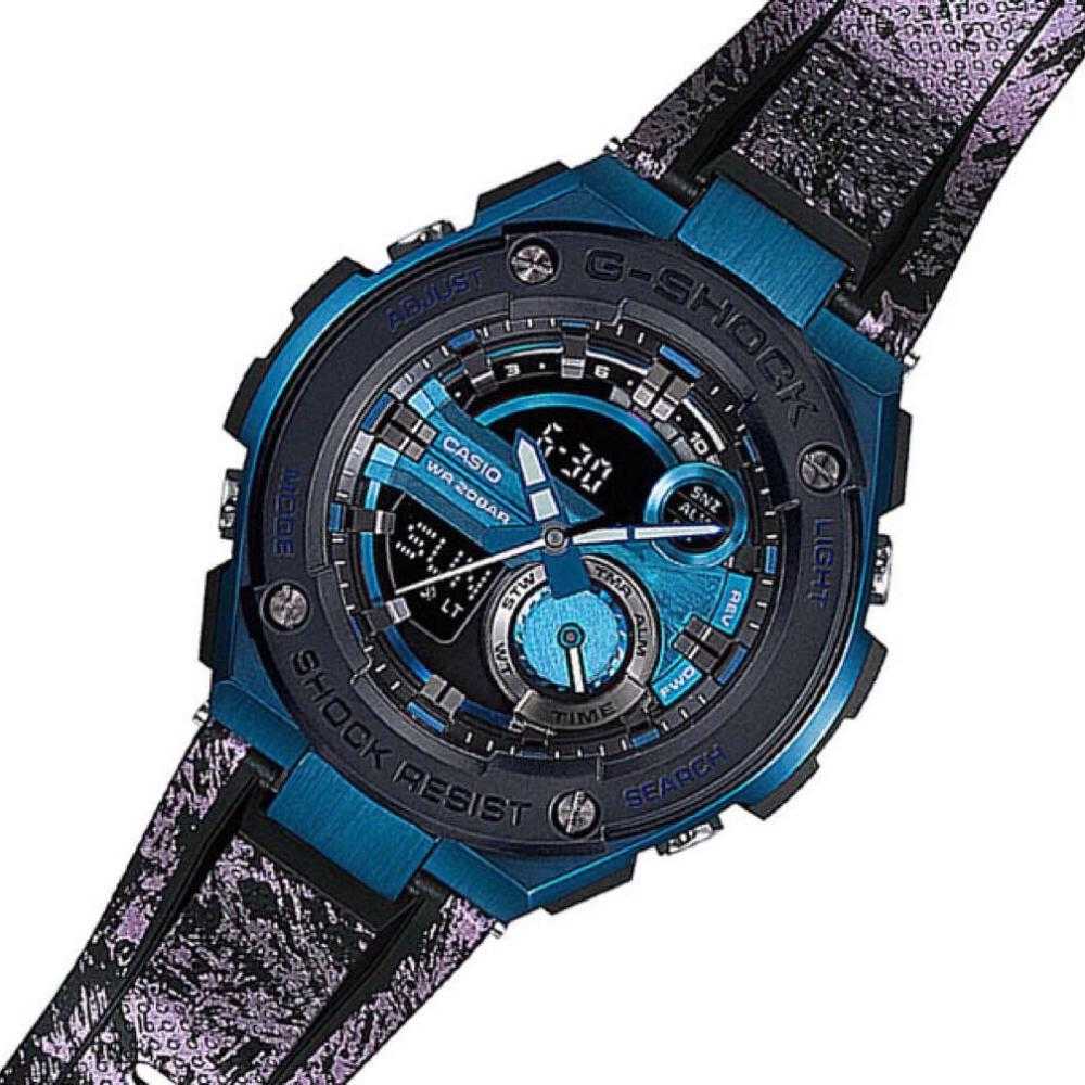 CASIO G-SHOCK GST-200CP-2ADR BLUE RESIN STRAP MEN'S WATCH - H2 Hub Watches