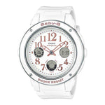 CASIO BABY-G BGA-150EF-7BDR DIGITAL QUARTZ WHITE RESIN WOMEN'S WATCH - H2 Hub Watches