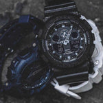 CASIO G-SHOCK GA-100CG-1ADR DIGITAL QUARTZ BLACK RESIN MEN'S WATCH - H2 Hub Watches