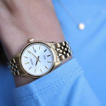 SEIKO GENERAL SUR660P1 GOLD STAINLESS STEEL WOMEN'S WATCH - H2 Hub Watches