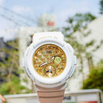 CASIO BABY-G BGA-195M-7ADR DIGITAL QUARTZ WHITE RESIN WOMEN'S WATCH - H2 Hub Watches