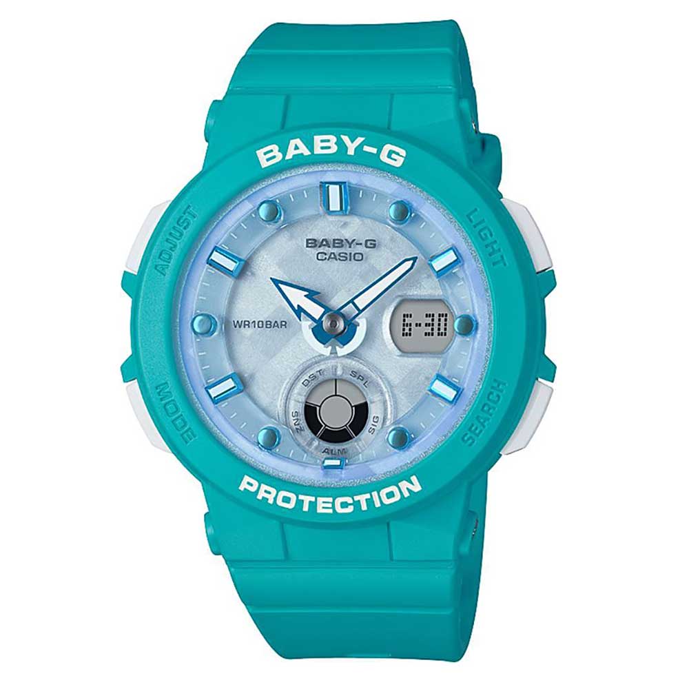 CASIO BABY-G BGA-250-2ADR DIGITAL QUARTZ BLUE RESIN WOMEN'S WATCH - H2 Hub Watches