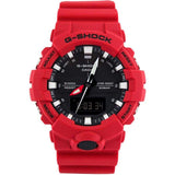 CASIO G-SHOCK GA-800-4ADR DIGITAL QUARTZ RED RESIN MEN'S WATCH - H2 Hub Watches