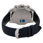 CASIO EDIFICE EFR-559GL-7AVUDF CHRONOGRAPH TWO TONE STAINLESS STEEL BLUE LEATHER STRAP MEN'S WATCH - H2 Hub Watches