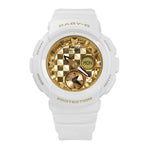 CASIO BABY-G BGA-195M-7ADR DIGITAL QUARTZ WHITE RESIN WOMEN'S WATCH - H2 Hub Watches