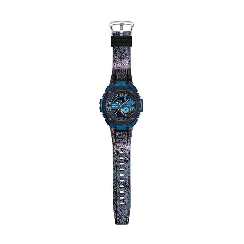 CASIO G-SHOCK GST-200CP-2ADR BLUE RESIN STRAP MEN'S WATCH - H2 Hub Watches